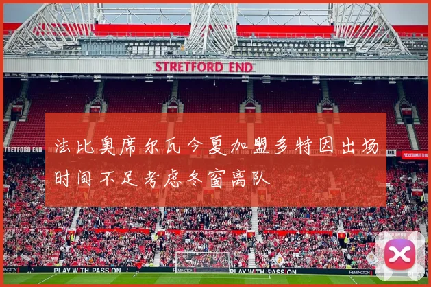法比奥席尔瓦今夏加盟多特因出场时间不足考虑冬窗离队